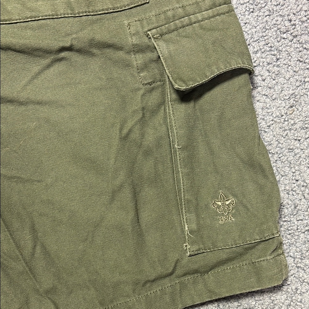 Boy Scouts of America Green Cargo Shorts size 32 - Picture 5 of 7